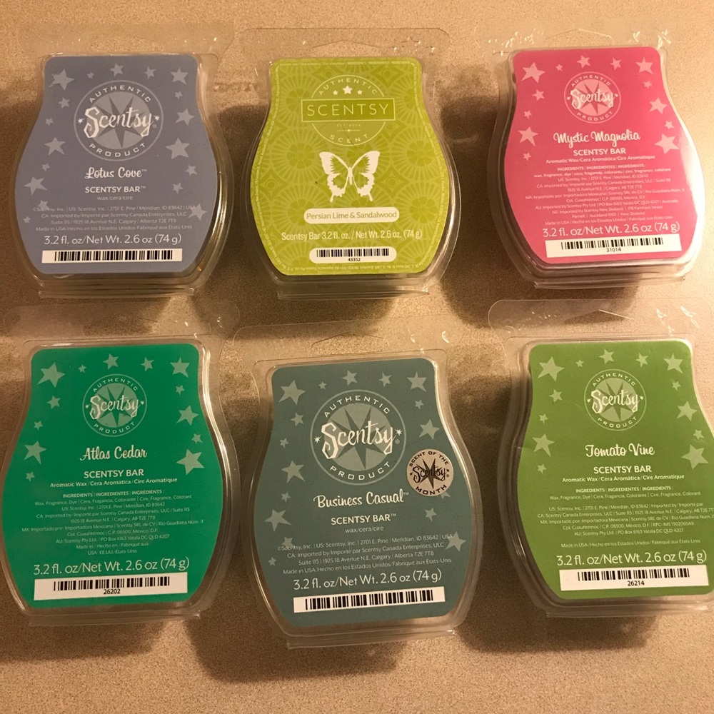 (All sold) Brand new Scentsy wax bars